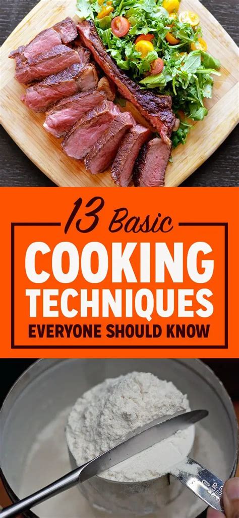 13 Basic Cooking Techniques Everyone Should Know In 2020 Cooking