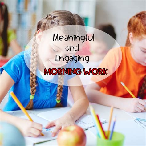 2nd Grade Morning Work A Meaningful And Engaging Morning Routine