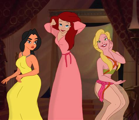 a harem girl [as a brothel girl] ariel [as ros] and paulette [as a brothel girl] drawing by