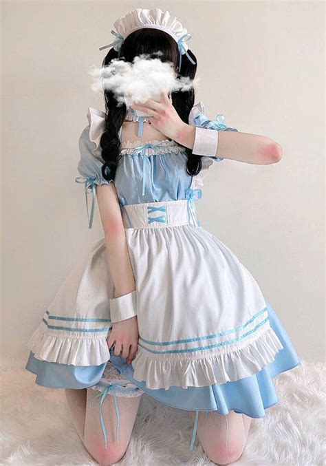 Sexy Cosplay Maid Kostüm Anime Frauen Französisch Schulmädchen Etsy