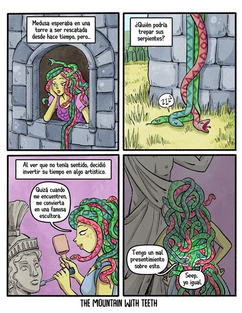 La Historia Detrás De Medusa Fun Comics Cartoon Jokes History Memes
