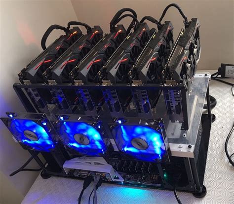 The mining rig integrates with asrock h81 pro btc motherboard with 60gb ssd disk. Mining Rig 180+MH/sec Ethereum (ETH), 6 x GTX 1070 8GB ...