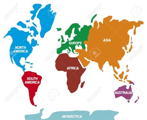 Continents Clipart Clipground
