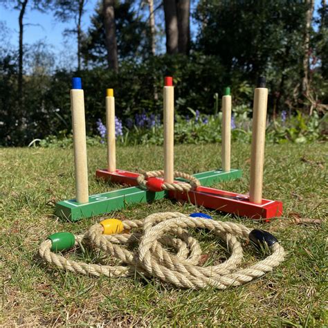 Traditional Wooden Quoits Garden Game By Garden Selections