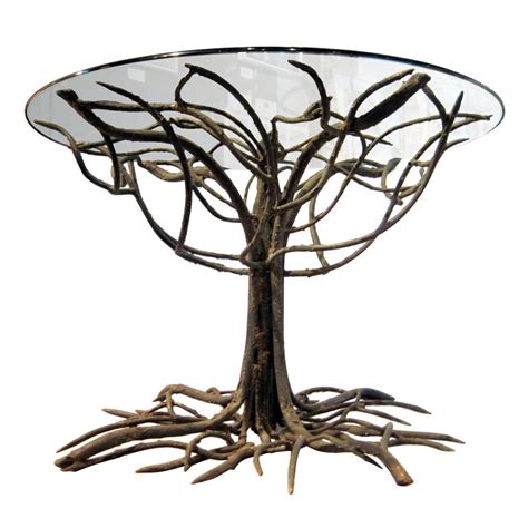 We did not find results for: An outstanding wrought iron "tree form" table base w ...