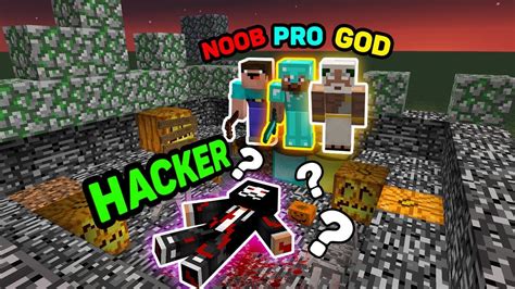 Minecraft Noob Vs Pro Vs Hacker Vs God Who Killed Hacker Challenge In Minecraft Animation