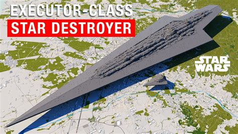 Star Wars The Immense Size Of The Executor Class Star Destroyer Youtube