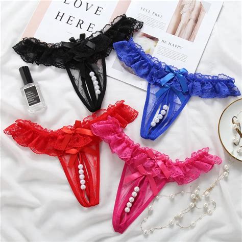Aliexpress Com Buy Women S Sexy Panties Thongs Sexy Lingerie Lace Transparent Panties G
