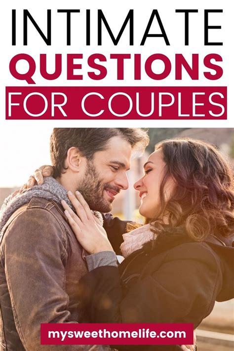 Intimate Questions To Ask Your Partner Intimate Questions Intimate Questions For Couples