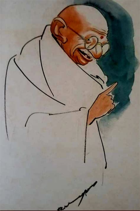 Rk Laxmans Cartoons Caricatures Of Mahatma Gandhi