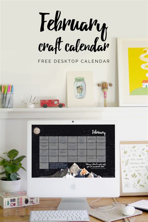 Free Desktop Calendar Download Our Craft Calendar