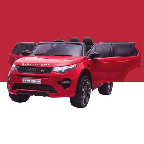 Land Rover Discovery Hse Sport Ride On Car In Painted Red With Remote
