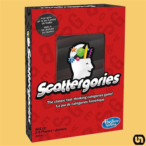 Best In Sales Hasbro Gaming Board Games Scattergories Classic Made By