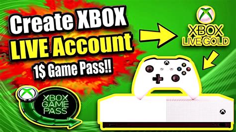 How To Create Xbox Live Account On The Xbox One Best Method Youtube