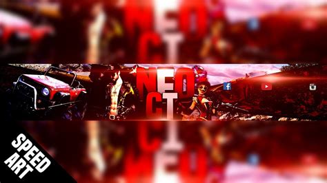 Banner Speedart For Neoct •photoshop Speedart •ahmadfx Youtube