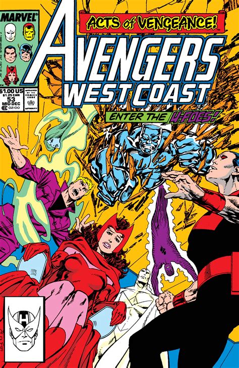 West Coast Avengers 1985 53 Comic Issues Marvel