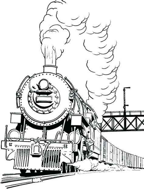 Steam Engine Coloring Pages At Free Printable