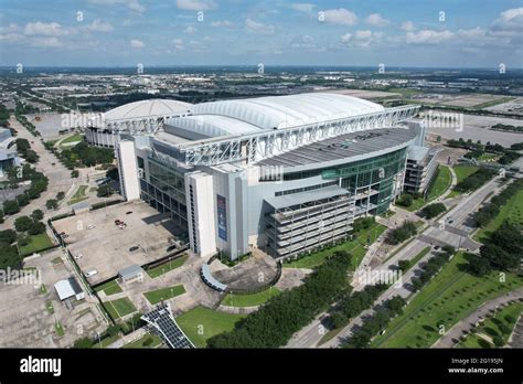 An Aerial View Of Nrg Stadium Sunday May 30 2021 In Houston The