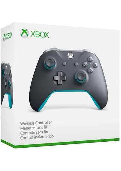 Microsoft Xbox Wireless Controller Grey And Blue