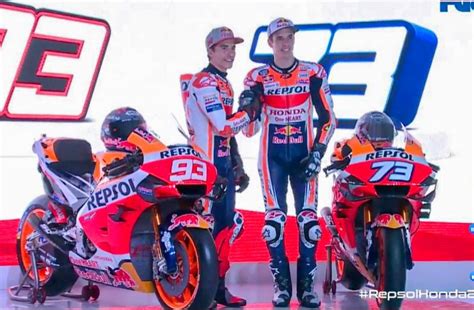 Motogp Marquez Brothers Unveil 2020 Honda Rc213v Livery