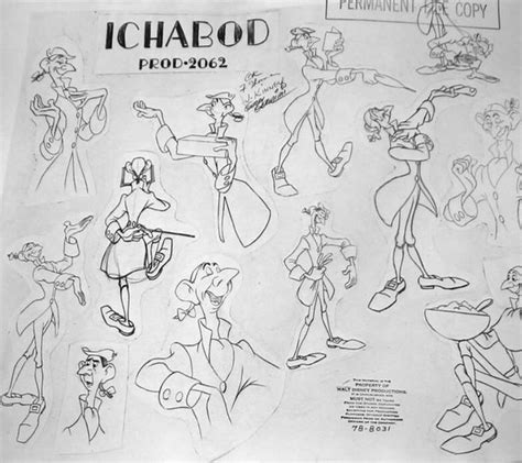 Ichabod Crane Model Sheet