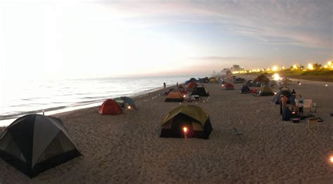 Can you camp for free on beaches in Florida? 2