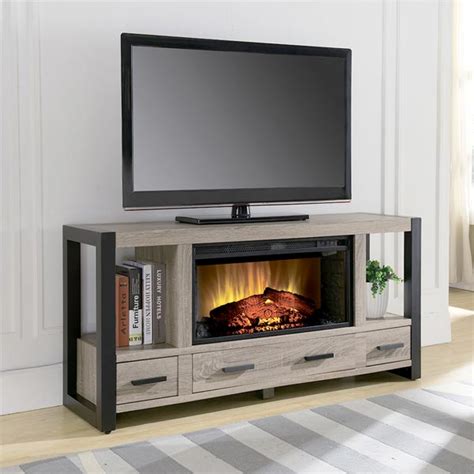 Modern Tv Stand With Fireplace Electric Fireplaces Direct