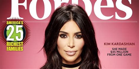 Kim Kardashian S Reveals Forbes Cover And Pokes Fun At Her Haters