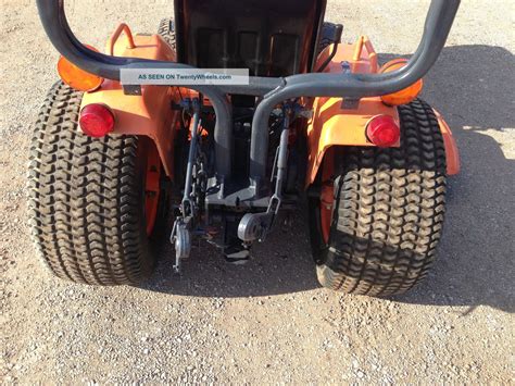 Kubota B7200 Compact Diesel Tractor With Belly Mower Excellent Shape