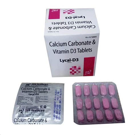 Calcium Carbonate And Vitamin D3 Tablet General Medicines At Best Price In Paonta Sahib Svr