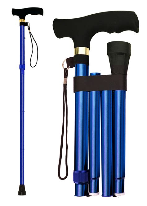 Collapsible, folding, and travel walking sticks are the perfect answer if you are looking for the ultimate in portability and style. Amazon.com: RMS Folding Cane - Foldable, Adjustable ...