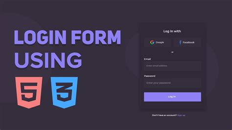 Form Using Html And Css