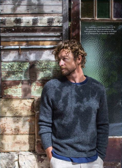 Simon baker is an australian actor and director. Simon Baker | Harper's Bazaar Australia | 2018 | Photo ...