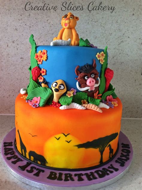 Lion King 1st Birthday Cake X