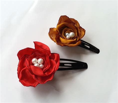 If you have a little princess in your life, i think you could put together a. Diy Flower Hair Clips · How To Make A Flower Hair Clip · Jewelry on Cut Out + Keep