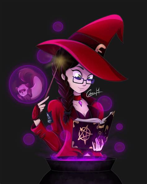 Witch Character Commission By Elenam03 On Deviantart Witch Characters Witch Art Witch