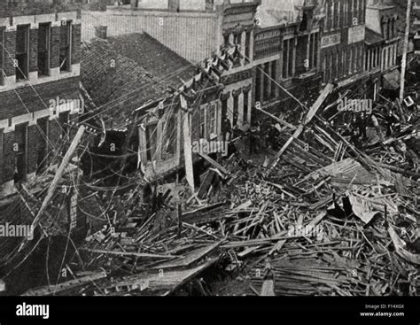 Main Street Johnstown After The Flood June 1 1889 Stock Photo Alamy