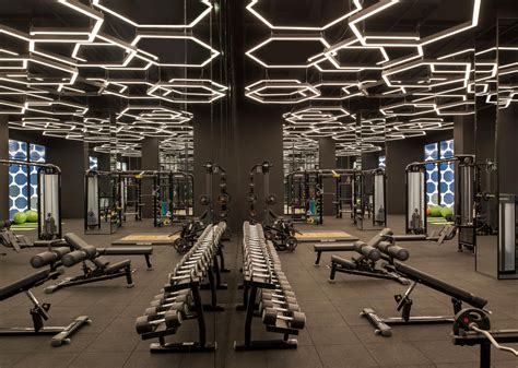 Kemer Resort Fitness Center Design Gym Lighting Gym Interior