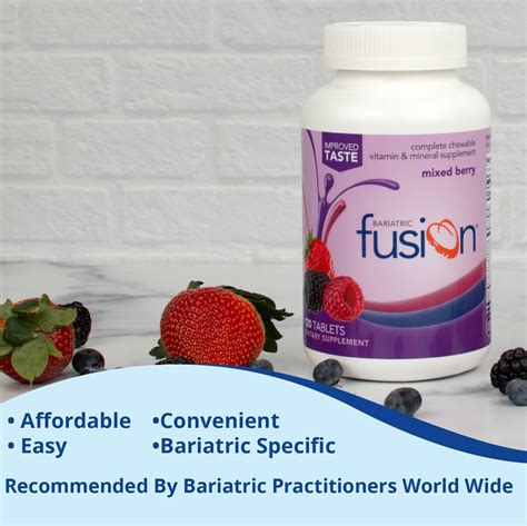 Buy Bariatric Fusion Mixed Berry Complete Chewable Bariatric