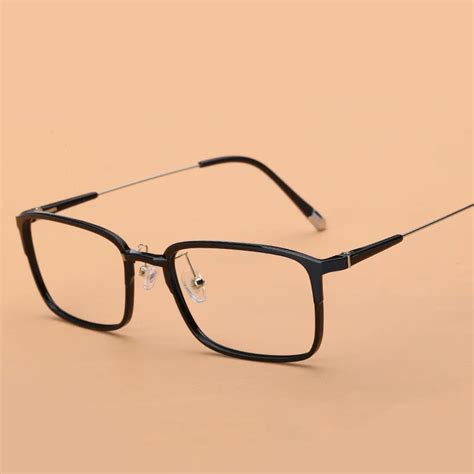 Vazrobe 8g Slim Clear Glasses Frame Men Women Tr90alloy Nerd Eyeglasses Frames For Female