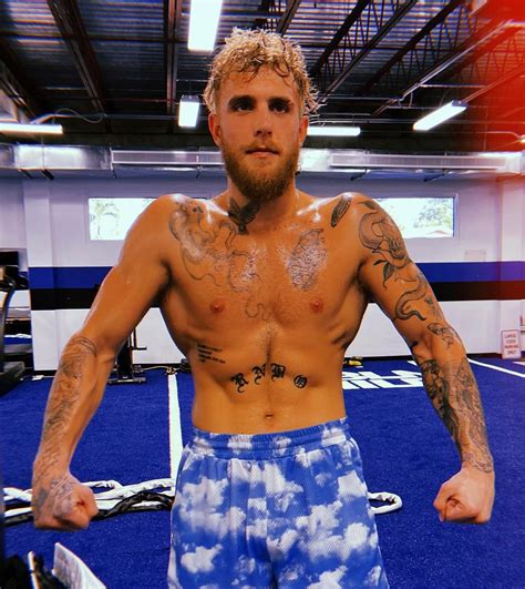 Jake Paul Poses Topless Ahead Of Rematch With Tyron Woodley After Putting A Bounty On His Head