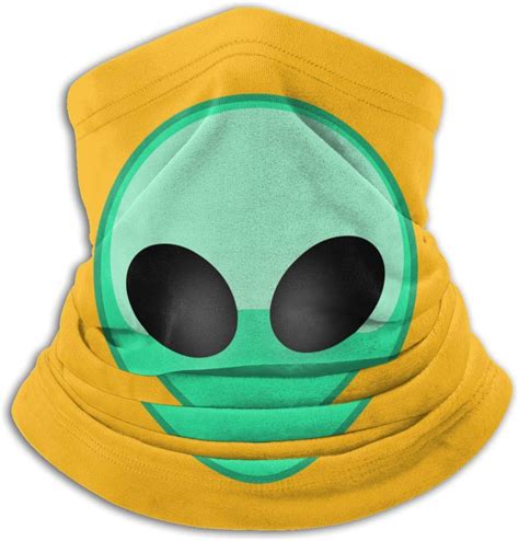 Martian Green Aliens Outdoor Bandanas With Drawstring Winter Thicken