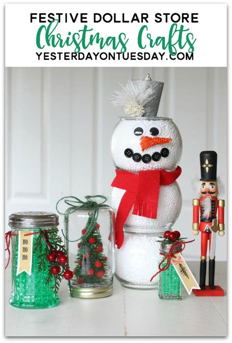 7 Festive Dollar Store Christmas Crafts Yesterday On Tuesday