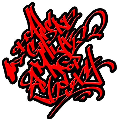 Graffiti Alphabet Letters Sticker Ii New Graffiti Art