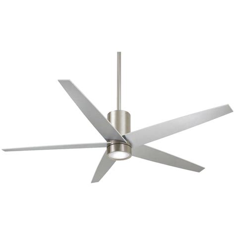 Unlike traditional air conditioning units, these fans do not consume a lot of power. Minka Aire 56" Symbio 5 - Blade LED Standard Ceiling Fan ...