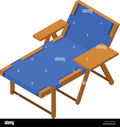 Deck Chair Icon Isometric Style Stock Vector Image And Art Alamy