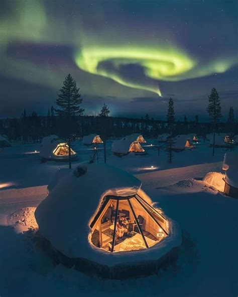Northern Lights Spot Lapland Finland Travel Around The World