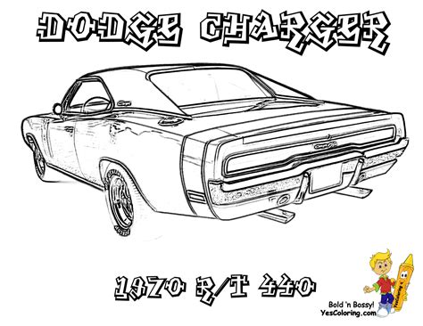 It is true that lightning mcqueen, sir tow mater, and chick. Muscle Car Coloring Pages Macho Muscle Car Printables ...