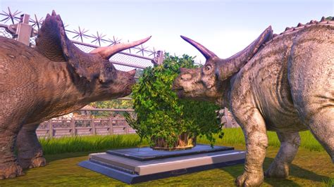 Triceratops Vs Stegoceratops Breakout K Full Hd Jurassic World