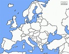 Blank Europe Map Quiz Printable - Printable Maps
